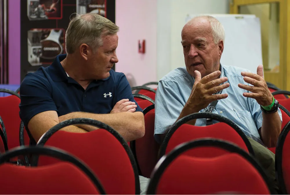 Price Peterson of Hacienda La Esmeralda (right) was an early adopter of the "open auction" model in which the producer sells specific lots via online auction.