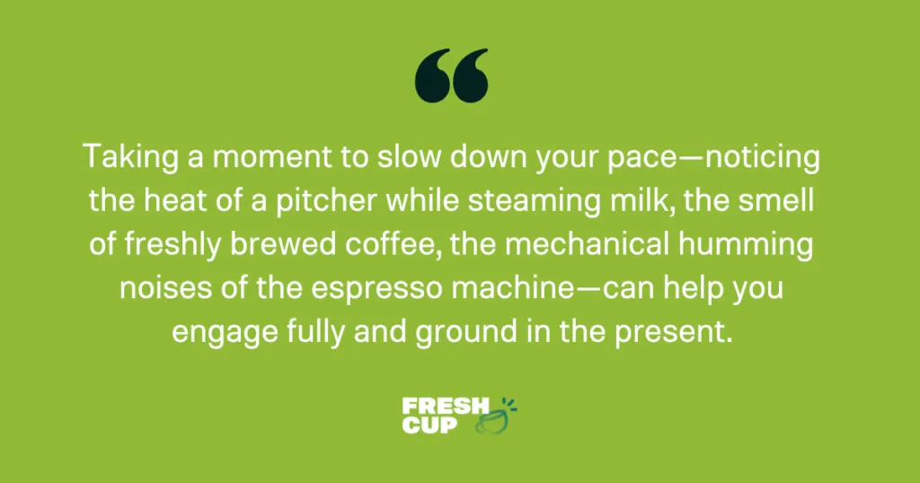 Staying Centered Behind the Bar: Practical Grounding Methods for Baristas