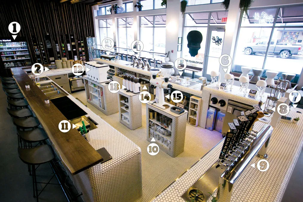 Inside a Coffee Bar Designed for Baristas to Shine
