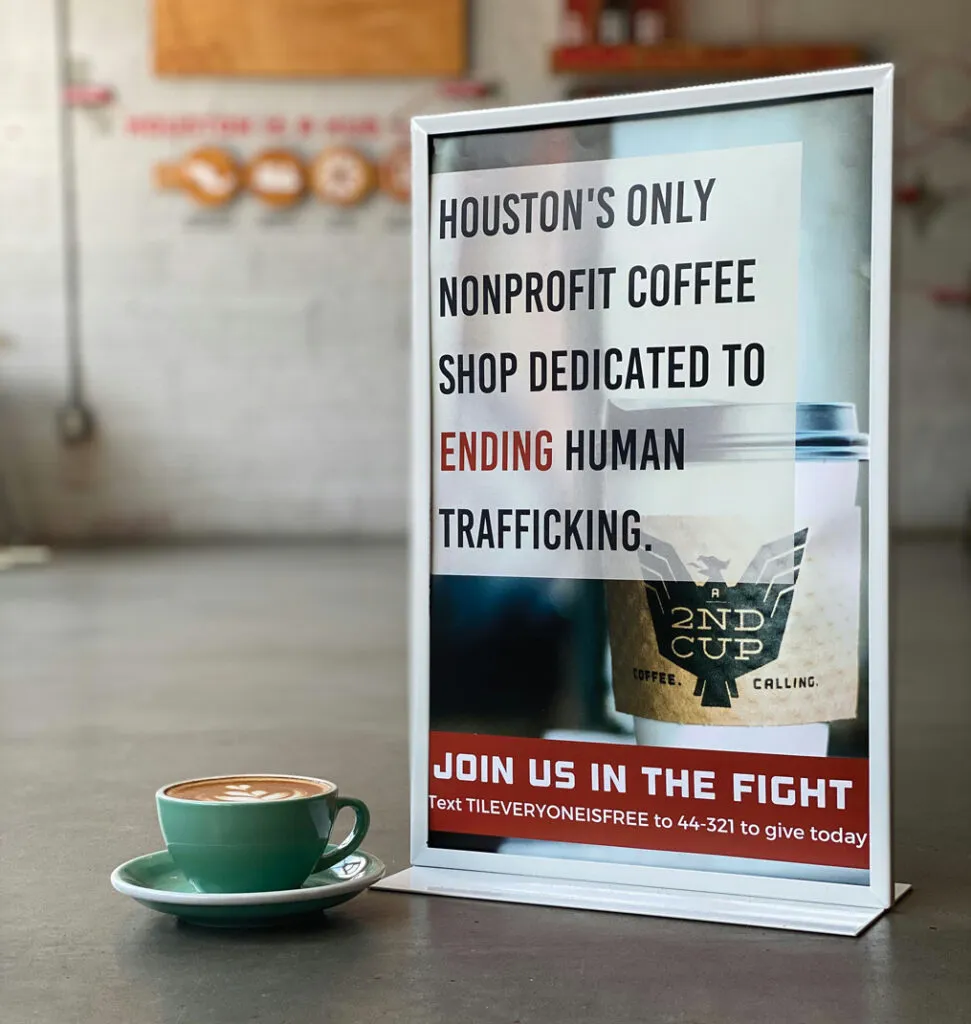 A 2nd Cup: Houston’s nonprofit coffee shop working to end human trafficking.