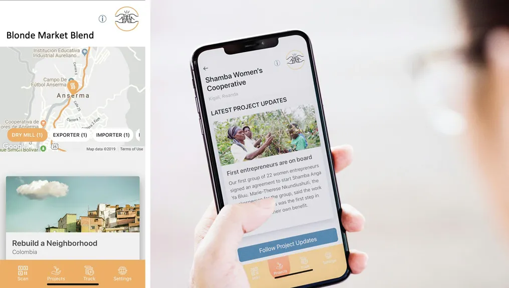 farmer connect blockchain platform