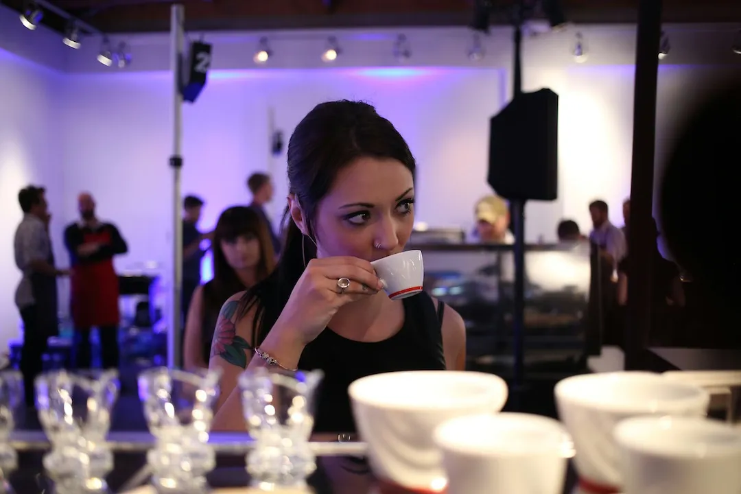 Prepping for Barista Competition