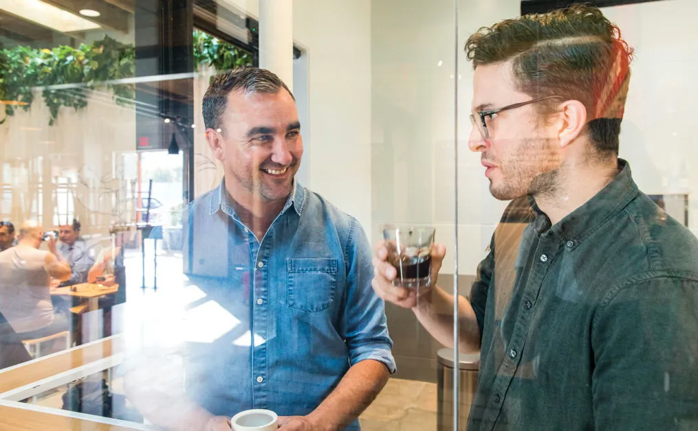 GGET’s co-founders Kyle Glanville (left) and Charles Babinksi.