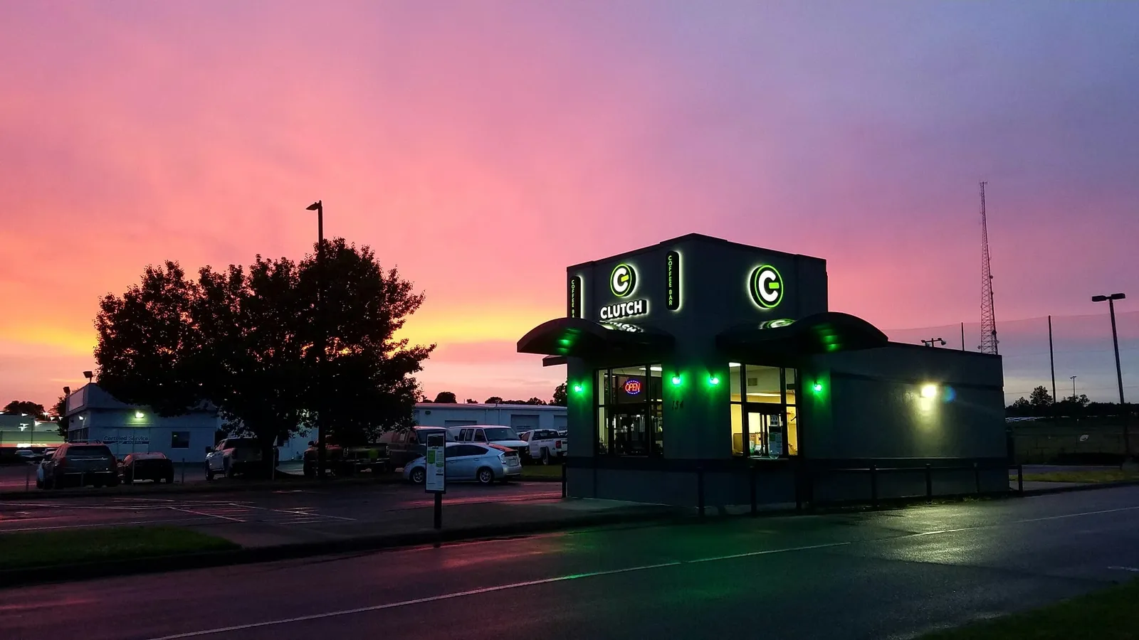 At Clutch Coffee Bar, Drive-Thru Reigns Supreme