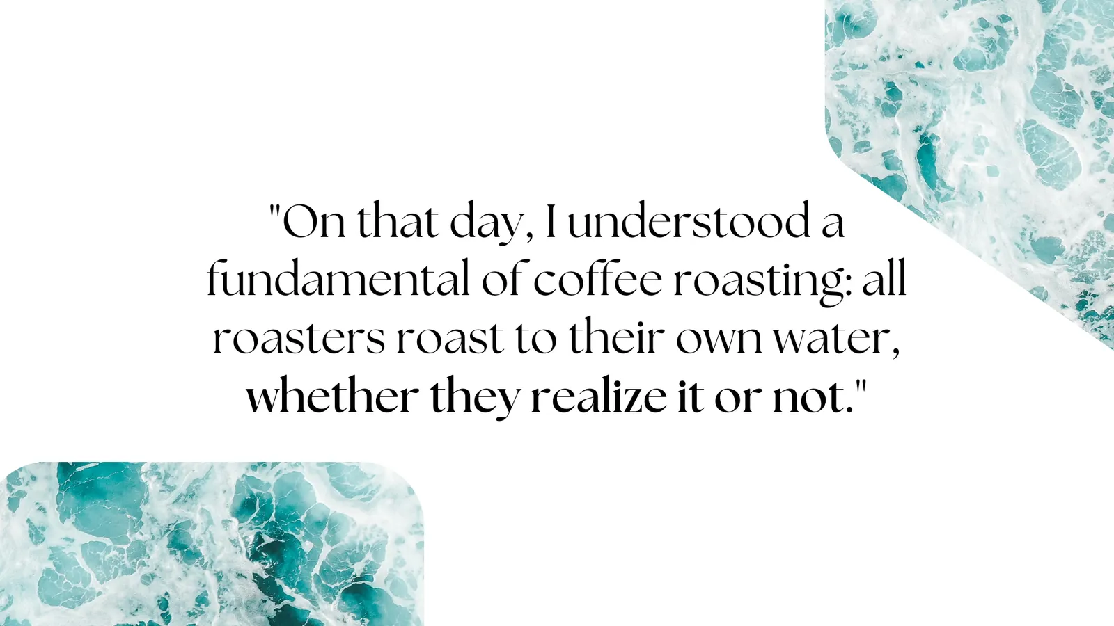 How Bicarbonate in Water Shapes the Way Coffee Is Roasted