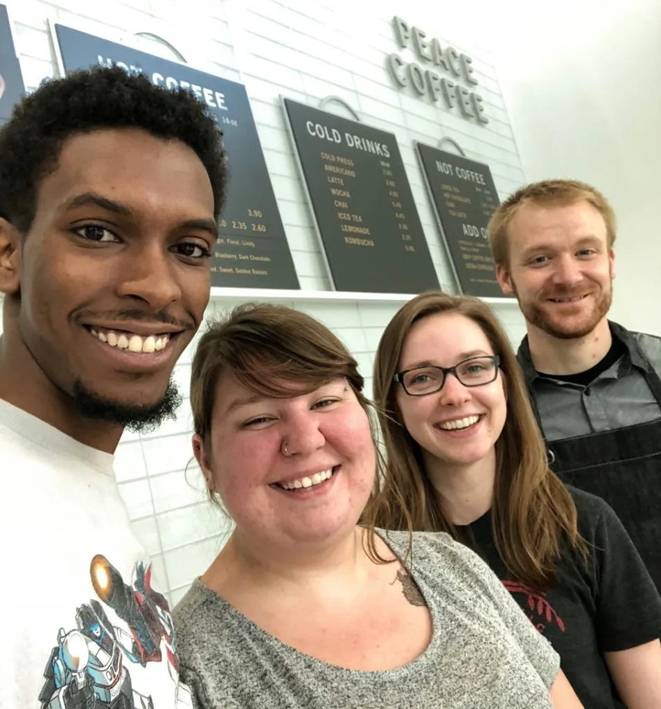 Peace Coffee adopts a multi-stage approach for interviewing new prospective hires.